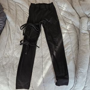 Disturbia cotton tie leggings